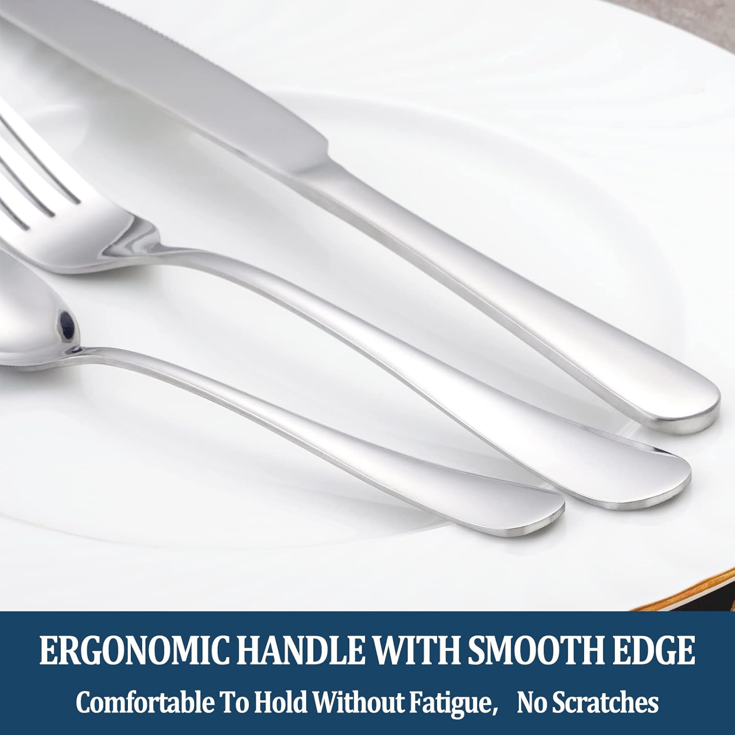 Dinner Forks,Set of 16 Top Food Grade Stainless Steel Silverware Forks,Table Forks,Flatware Forks,8 Inches,Mirror Finish & Dishwasher Safe,Use for Home,Kitchen or Restaurant - Image 5
